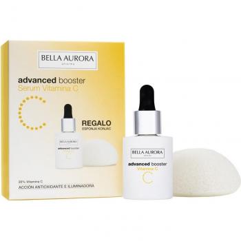 Bella Aurora Advanced Vitamin C Booster Serum Set with Konjac Sponge