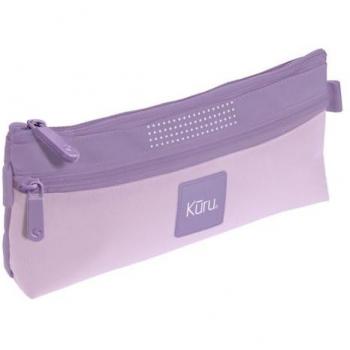 Estuche portatodo simple plano Kuru3 Lavanda