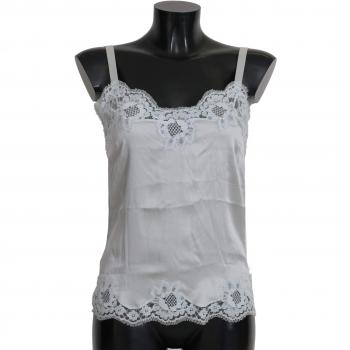 Dolce & Gabbana Green Silk Lace Dress Chemisole Lingerie - IT | XS