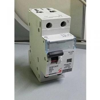 Interruptor Magnetotérmico Diferencial Bticino 6A 1P+N 4,5kA 30mA AC - GC8813AC6