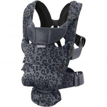 BabyBjörn Mochila PortaBebé Move Antracita/Leopardo 3D Mesh