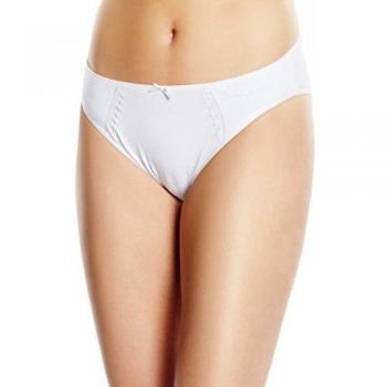 Pierre Cardin Pack X 6 Braguitas, Mujer, Blanco, M