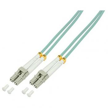 Cable de conexión de fibra óptica LogiLink LC dúplex OM3 10,0 m
