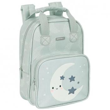 Mochila Infantil Safta Luna con Asas de Fácil Limpieza para Preescolar 20x28x8cm