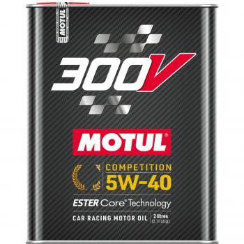 Motul 300V Competition Synthetic Racing Motor Oil 5W-40 - 2 Liters