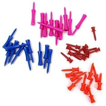 40Pcs 4 Tamaños Golf Tees Clavos de Plástico