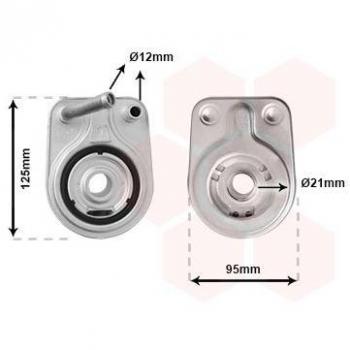 Enfriador de Aceite VAN WEZEL 83013700 - Radiador Internacional Plus para Aceite de Motor