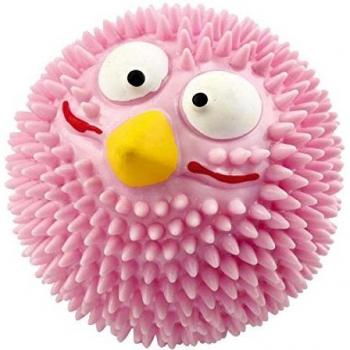 Europet Bernina Lucky pájaro # 303 – 421369 Spiky – Pelota para Perros Rosa Fresa 8 cm de diámetro