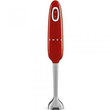 Mixeur Plongeant Smeg HBF03RDEU 700W Rouge avec Accessoires Style Vintage