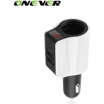 Cargador de coche ONEVER Dual USB 2.1A con enchufe encendedor de cigarrillos para móvil y tabletas, compatible con iPhone 6S