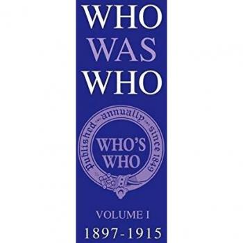Who Was Who Volume I