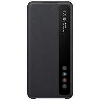 Samsung Original Galaxy S20 | S20 5G Clear View Cover/Mobile Phone Case - Black