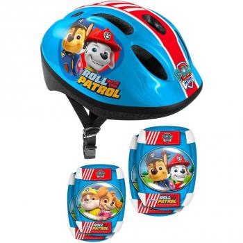 Casco con coderas y rodilleras Paw Patrol Stamp