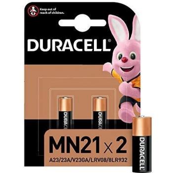 Duracell MN21 Alkaline 12V Battery Pack of 2 for Camera, Calculator or Alarm