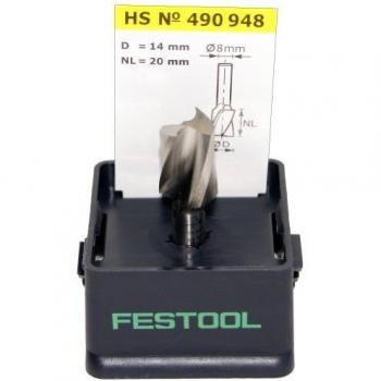 Fresa helicoidal HW para ranurar HS Spi S8 D14/20