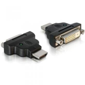 DeLOCK Adapter DVI 25 Buchse HDMI Stecker mit LED