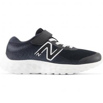 Zapatilla New Balance 520v8 Bungee Lace PS Negro/Blanco