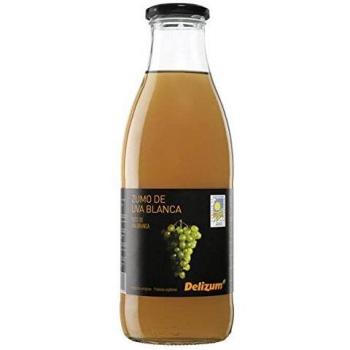 Vaso Bio de 1 litro de jugo de uva blanca Delizum