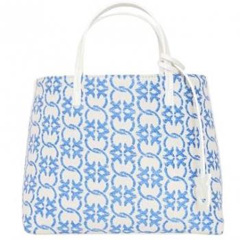 Pinko Carrie Classic Multicolor Tote Bag