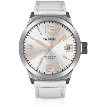 Tw Steel Reloj Hombre Analogico Cuarzo con Correa de Piel TWMC44