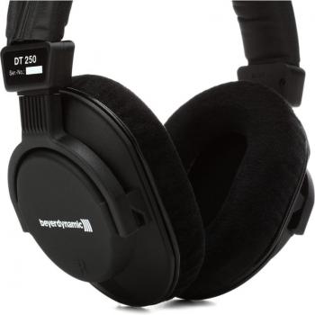 Beyerdynamic DT 250 Studio Headphones, 80 Ohm, Closed-Back Design