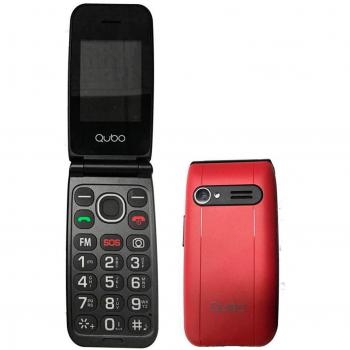 Qubo Neo NW Teléfono Móvil con Tapa 2.4 Rojo