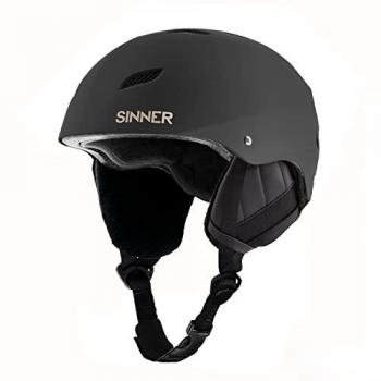 Sinner Bingham Casco negro Esquí alpino características: diseño aerodinámico, sistema de ventilación ajustable, forro interior extraíble y lavable, certificación de seguridad CE, ajuste personalizado con sistema de retención