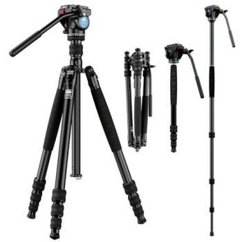 Trípode de Video Sirui Traveler VA 7A con Cabezal VA-5 de Aluminio