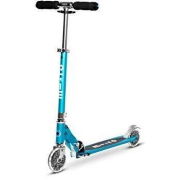 Micro® Sprite LED, Original Design, Patinete 2 Ruedas con iluminación LED Plegable, +6 Años, Peso 2,85kg, Carga Máx 100Kg, Aluminio, Plataforma Antideslizante, Rodamientos ABEC 9