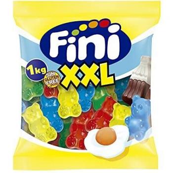 Fini Golosinas | Gominolas de Osos Gigantes | Caramelos de Goma Sin Gluten y Sin Grasas - 1 kg