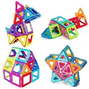 Morkka Bloques de construcción de Bloques magnéticos de 104 Piezas Juegos educativos para niños, de Construction Building Sets