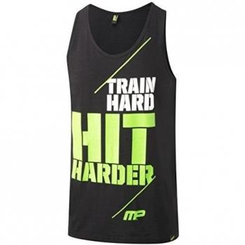 Musclepharm MPVST438 MUSCLE PHARM PRINTED VEST BLACK XX LARGE - Hombres Graphic 438 Vest - Negro, 2X-Large