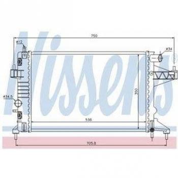 Nissens 63018 Refrigerantes del Motor