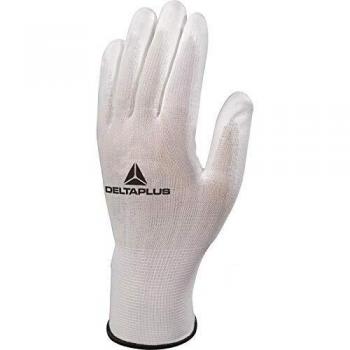 Delta plus guantes high tech - Guante punto poliamida palma poliuretano blanco talla 7