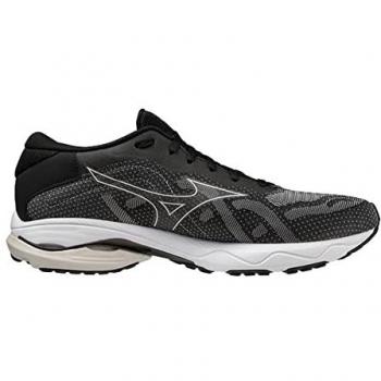 Zapatillas Running Hombre Mizuno Wave Ultima 14 - Comodidad Acolchada y Retorno de Energía óptimo, Negro (Black/Silver/Nimbus Cloud), Talla 39 EU