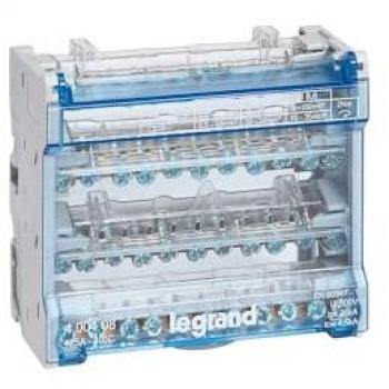 Legrand 400408 125A Modular Tetrapolar Distribution Board with 10 Outlets - 6 Modules