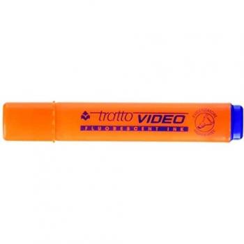 Tratto Video 830203 - Pack de 12 marcadores fluorescente, color naranja
