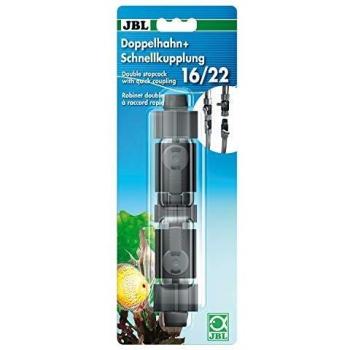 JBL Llave Doble con Conector Rápido 16/22 para Filtros de Acuario