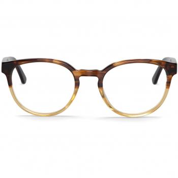 Mr. Boho Day ACSP1-00 Men's Eyeglasses Brown Size 50 - Frame Only - Blue Light Block Available