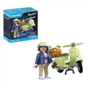 Playmobil Motocicleta 1969 Vespa 150 Sprint Veloce Verde Claro