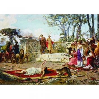 Puzzle Oro Marie Egner - El Domador de Leones, 1000 Piezas