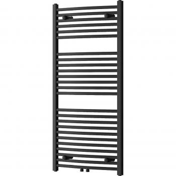 Radiador secatoallas eléctrico 620W, 120x60x5,6cm, Negro
