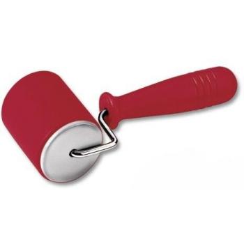 KAISER Rodillo de 18 x 4 cm KAISERflex Red 100% silicona de grado alimenticio con núcleo de metal, asas ergonómicas, gran estabilidad dimensional y flexibilidad.