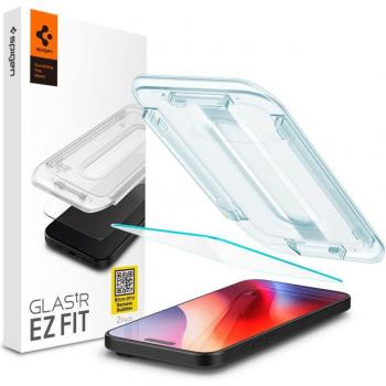 Protector de Pantalla Spigen Glas.tR EZ Fit HD para iPhone 16 Pro - Transparente - Vidrio Templado