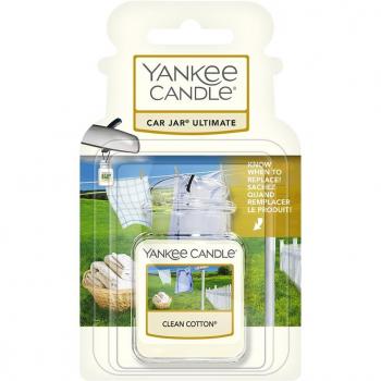 Ambientador de coche colgante Yankee Candle Clean Cotton - Fragancia fresca y duradera