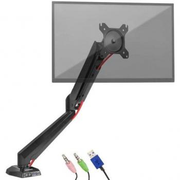 Soporte para Monitor Duronic DMUSB5X1 de 15 a 27, VESA 100x100, Capacidad de 8kg, con USB Hub y Ajuste de Altura