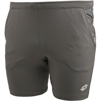 Lotto Teams PL 7in - Pantalones Cortos para Hombre, Color Gris Claro, Blanco, Talla XXL