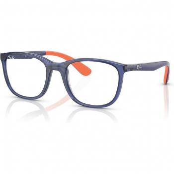 Ray-Ban Kids RY1620 Eyeglasses, Color 3775, Square Shape, Blue Frame, Size 48, Blue Light Blocking Available