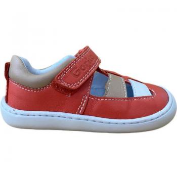Gorila 75901 Sandalia Respetuosa Rojo - Sandalia de niño, color rojo, diseño respetuoso con el desarrollo del pie, material ligero y transpirable, suela antideslizante