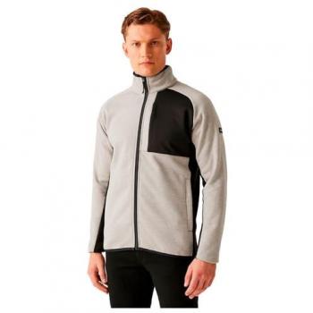 Regatta Men's Shorston Full Zip Fleece Jacket - Grey, Regular Fit, Size S